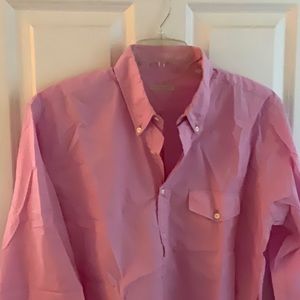 NWOT! Men’s New England Shirt Co. Shirt. Size Large. Pink small check